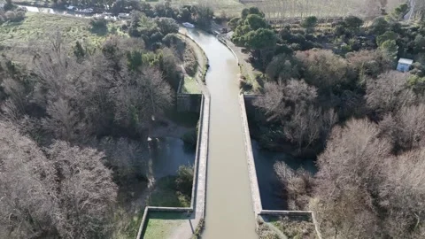 Pont canal Video stock 328707909