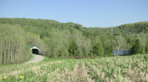 Pont couvert Stock Footage 21357710