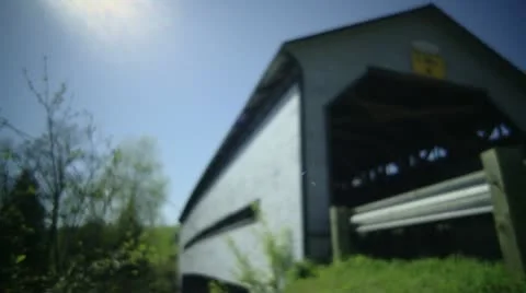 Pont couvert 스톡 동영상 21358992