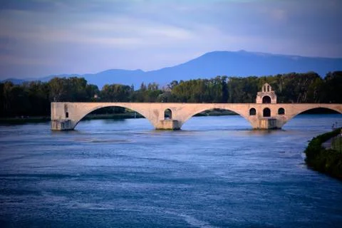 Pont d'Avignon Foto stock