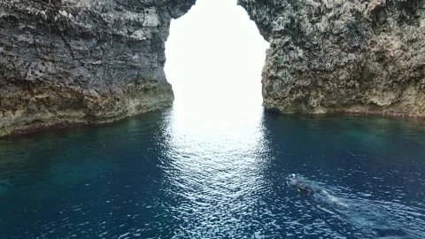 Pont den Gil , Menorca Stock Footage 153146434