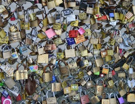Pont des arts Stock Photos