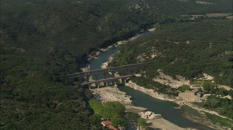 Pont Du Gard Video stock 51909398