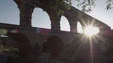 Pont du Gard Stock Footage 86586181