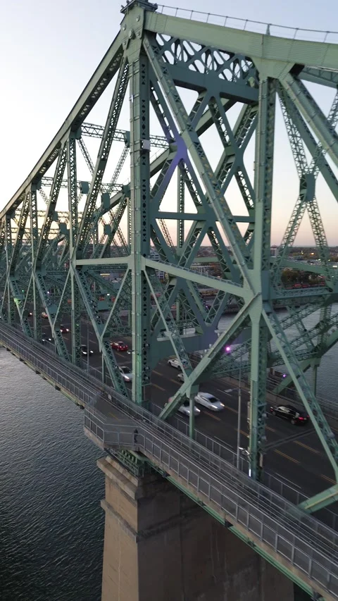 Pont Jacques Cartier Video stock 309558324