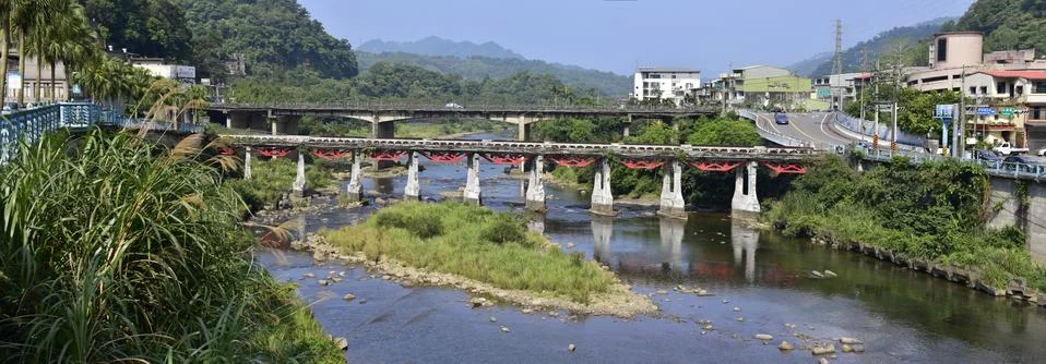 Pont Pinglinzhan, New taipei, Taiwan Stock Photos