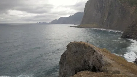 Ponta de Sao Lourenco, the easternmost part of Madeira Island Stock Footage 79950892
