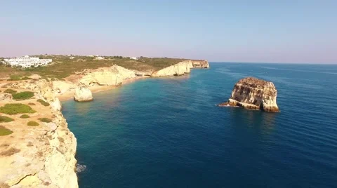 Ponta do Altar - Ferragudo, Lagoa, Algarve, Portugal Stock Footage 68657367