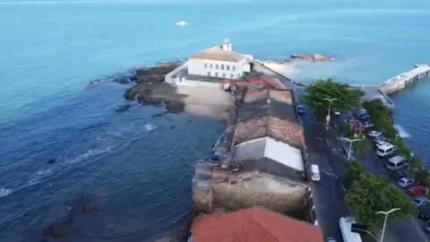 Ponta do Humaitá (aerial image). Stock Footage 229745346