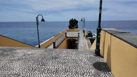 Ponta do Sol, small and beautiful village on Madeira Island, Portugal 스톡 동영상 301395467