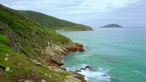Pontal do Atalaia, Arraial do Cabo, Brazil Stock Footage 139339978