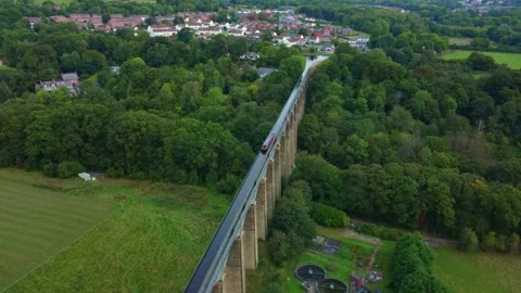 Pontcysyllte Aqueduct Stock Footage 163655394