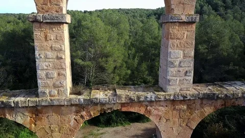 PontDelDiaboloTarragona4K Video stock 127354873