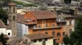 Ponte alle Grazie, Arno River Aerial View of Florence, Italy, Architecture HD Footage