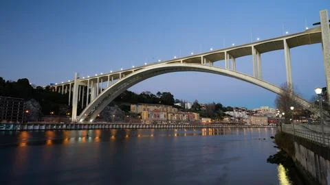 Ponte da Arrabida, Bridge over the Douro Stock Photos
