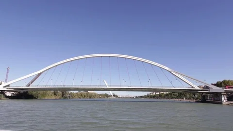 Ponte Espanha Vídeo Stock 75395143