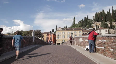 Ponte Pietra 動画素材 33843784