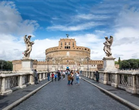 Ponte Sant'Angelo Stock Photos