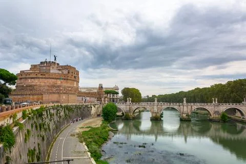 Ponte Sant'Angelo Stock Photos