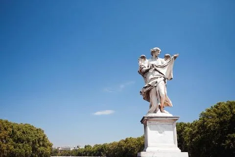 Ponte Sant'Angelo Statue Stock Photos
