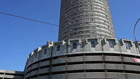 Ponte Tower seen from below Stock Footage 132447561