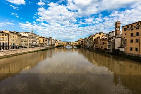 Ponte Vecchio Bridge Foto stock