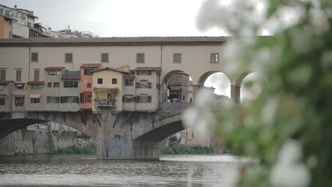 Ponte vecchio detail Stock Footage 143483236