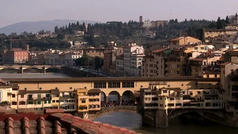 Ponte vecchio Florence Firenze Stock Footage 81282552