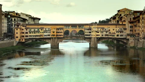 Ponte Vecchio in Florence Stock Footage 55046983