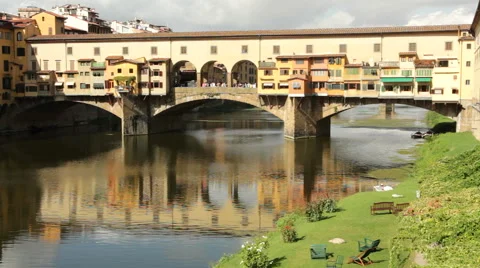 Ponte Vecchio in Florence Stock Footage 55047006