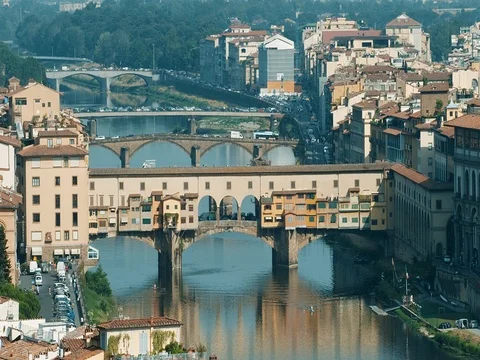 Ponte Vecchio, Florence Stock Footage 75439962