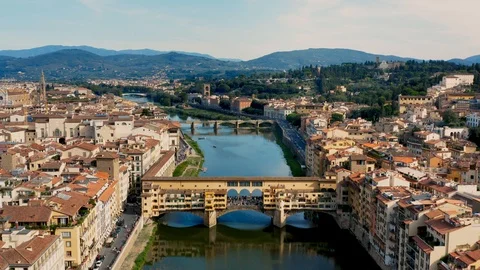 Ponte Vecchio in Florence Stock Footage 117010796