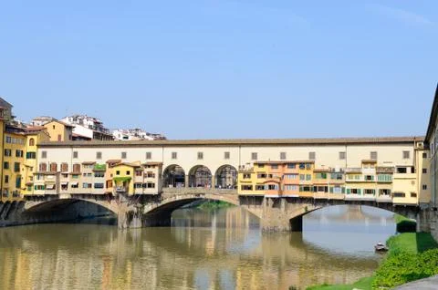 Ponte Vecchio in Florence 库存照片