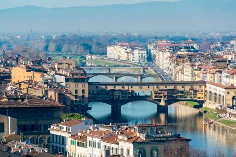 Ponte Vecchio in Florence Foto stock