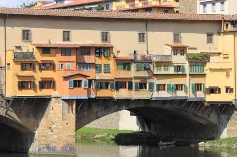 Ponte Vecchio in Florence 스톡 사진