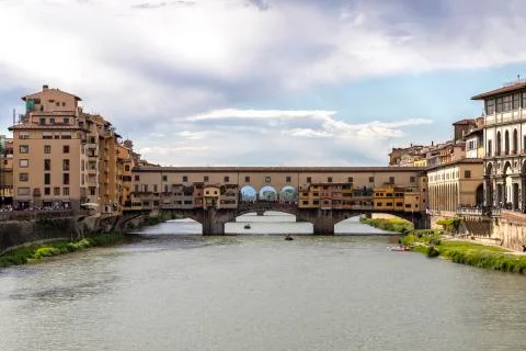 Ponte Vecchio in Florence Stock Photos