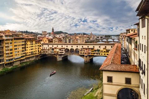 Ponte Vecchio in Florence Foto stock