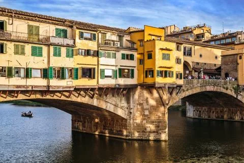 Ponte Vecchio in Florence Stock Photos