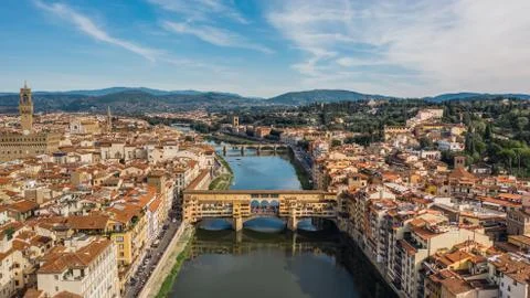 Ponte Vecchio in Florence Stock Photos