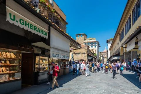 Ponte Vecchio in Florence Stock Photos