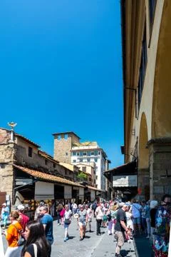 Ponte Vecchio in Florence Stock Photos