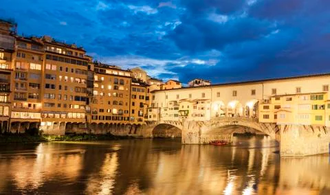 Ponte Vecchio in Florence Stock Photos