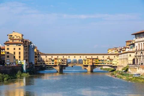 The Ponte Vecchio in Florence Stock Photos