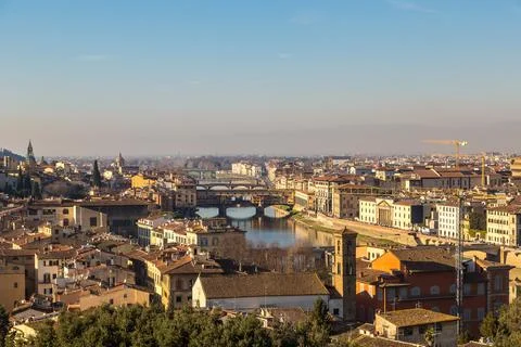 The Ponte Vecchio in Florence Stock-Fotos