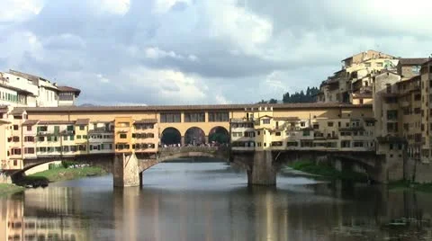 Ponte Vecchio Stock Footage 12352613