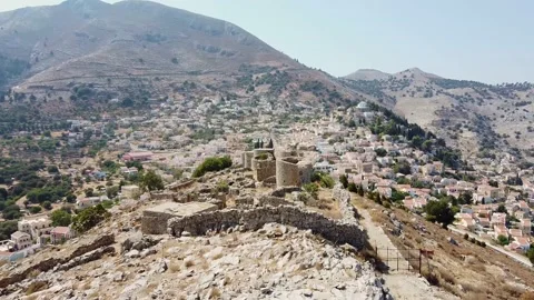 Pontikokastro Symi Stock Footage 142803404