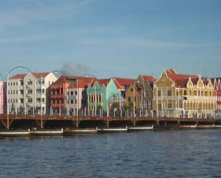 Pontoon bridge Stock Footage 355760