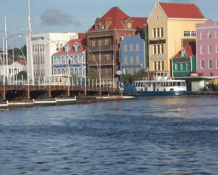 Pontoon bridge Stock Footage 355766
