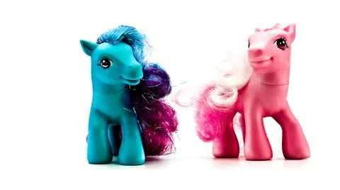 Pony couple dance Stock Footage 21810981