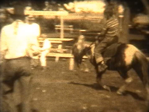 Pony Ride in the 1940's Stock Footage 33730075